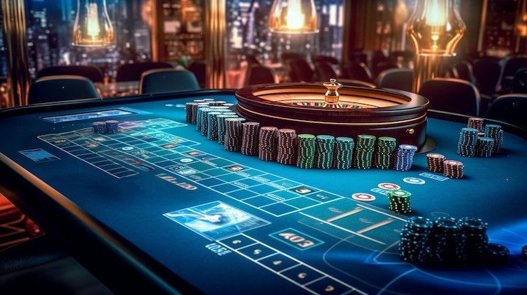 Blackjack basic strategy demonstration on mobile screen